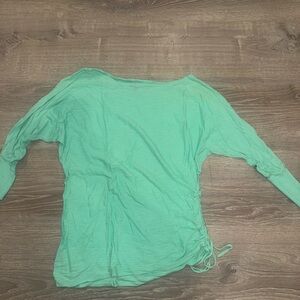 Express Light Green Long Sleeve Women's Top